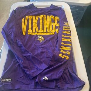 Minnesota Vikings long sleeve athletic Tee Mens small
